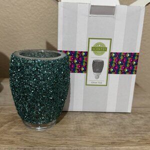 Glitter Teal Mini Warmer